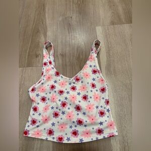 Fleo luv wrap crop tank